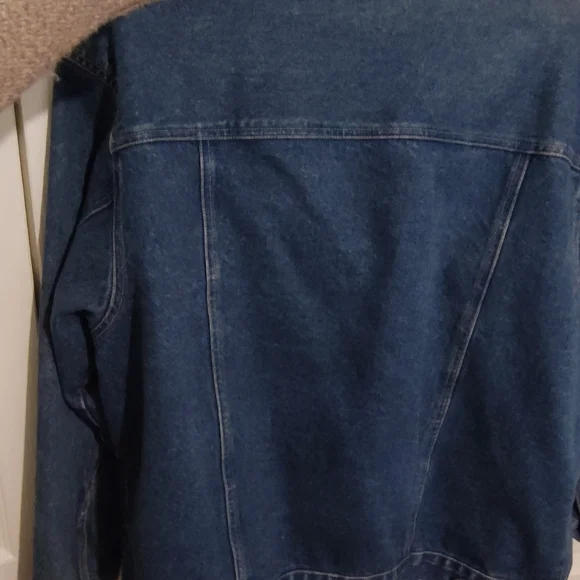 Vintage Bill Blass Jeans (L) Denim Jacket Medium Wash Button Front 1900s 🤭 - Picture 3 of 5